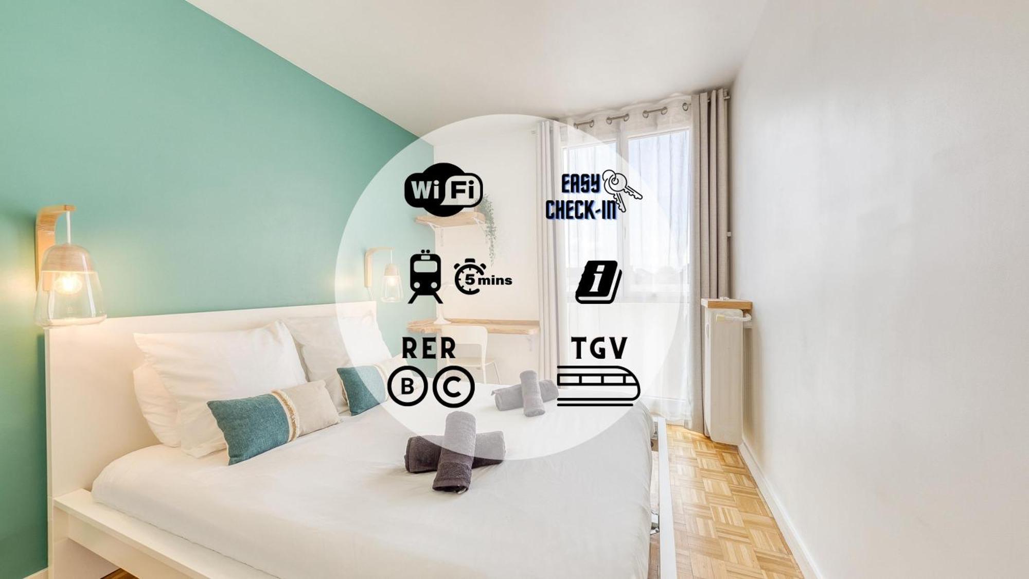 Blue Dream - Rer B&C - Netflix / Disney+/ Easy Check-In Massy  Exterior foto